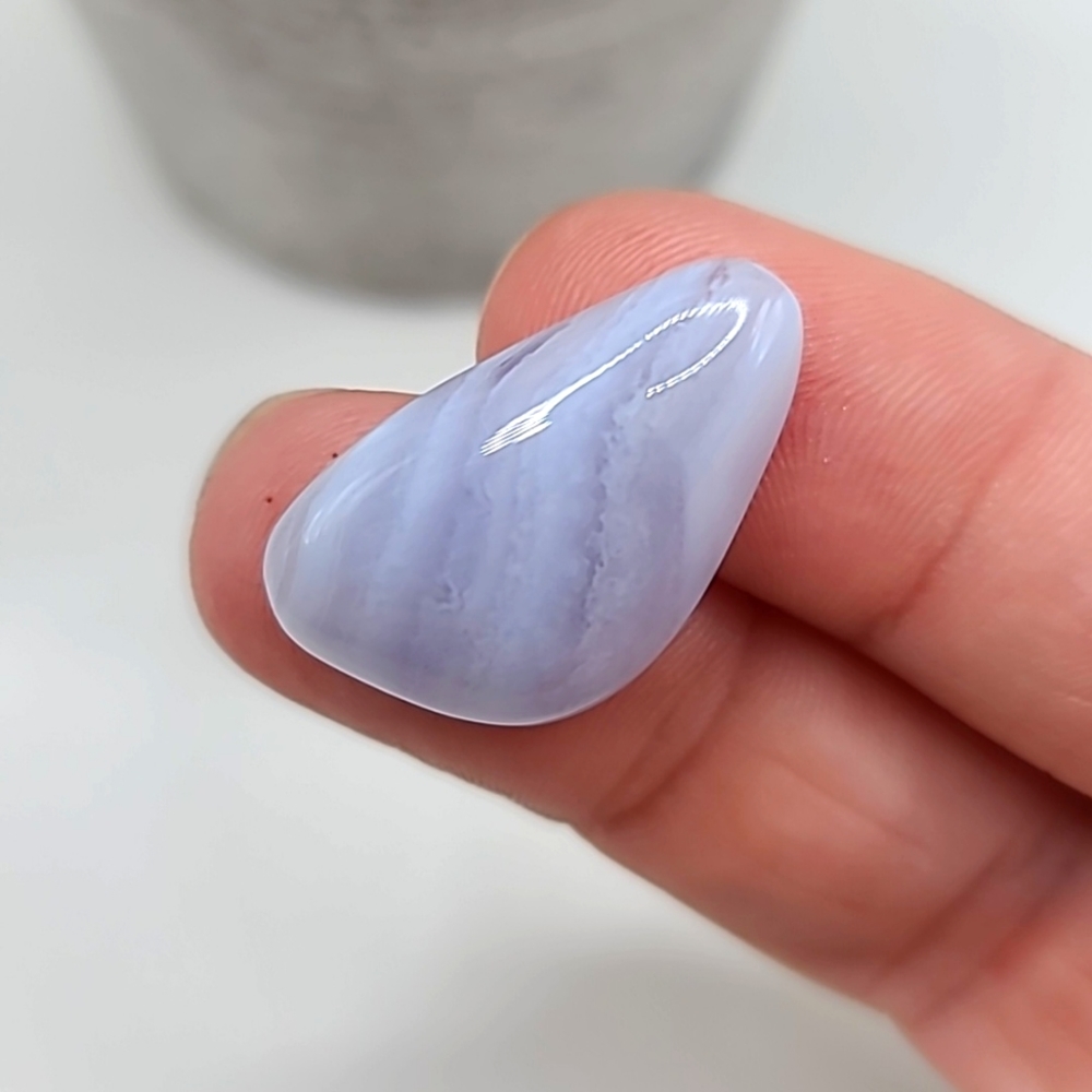 South African Blue Lace Agate Cabochon G